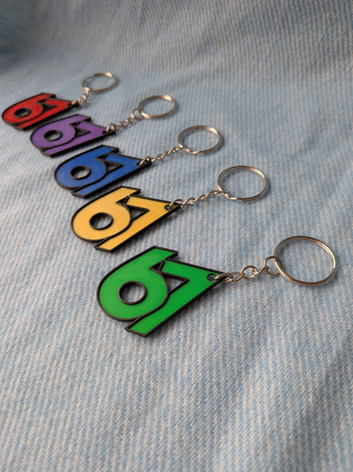 Porte-clé 67 – Six Seven | Impression 3D