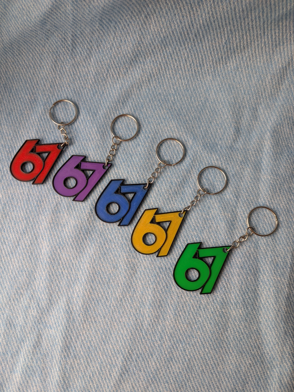 Porte-clé 67 – Six Seven | Impression 3D