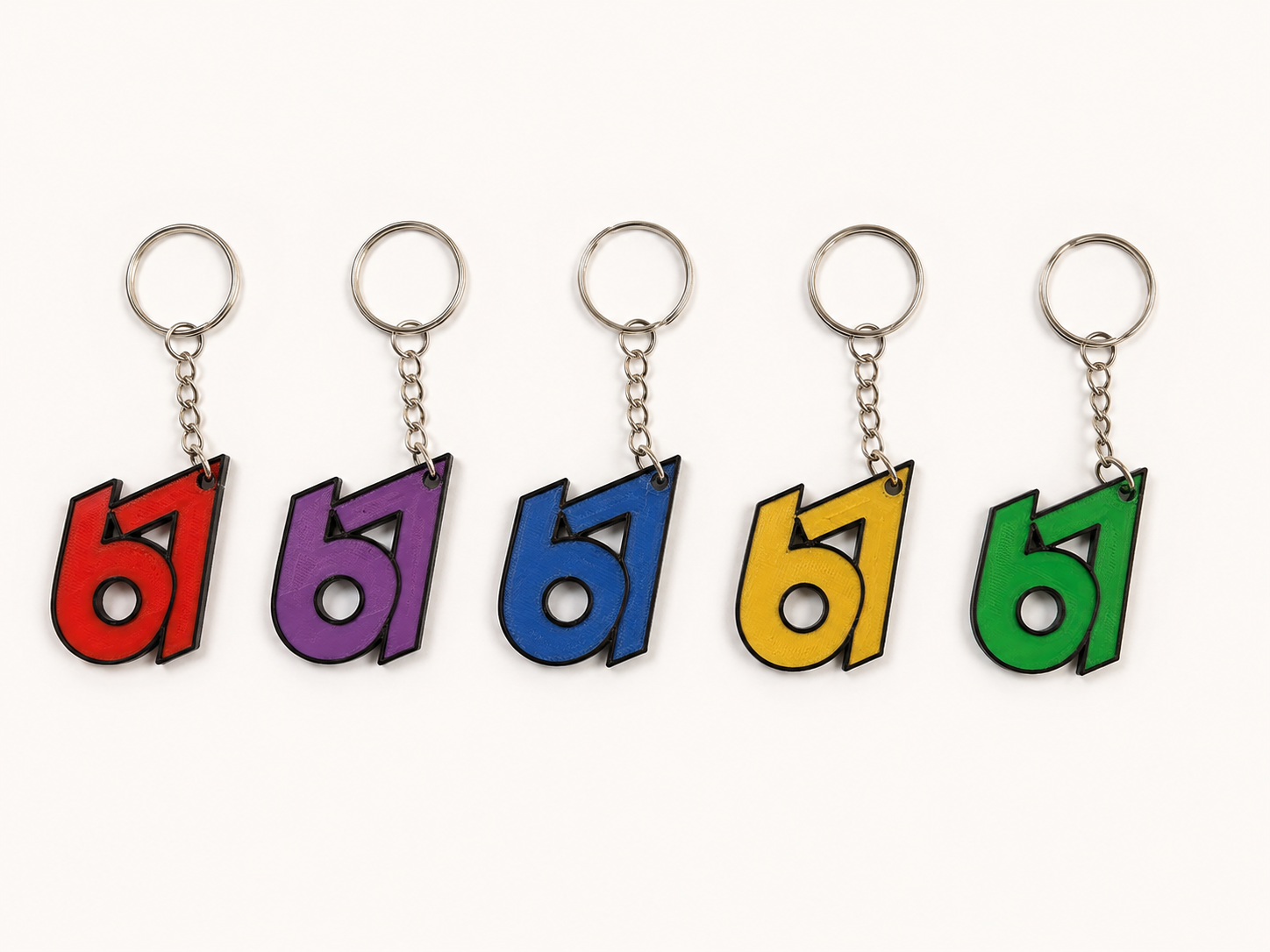 Porte-clé 67 – Six Seven | Impression 3D