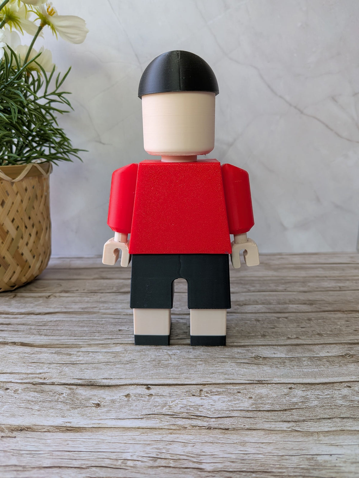 Dos de la figurine Stade Toulousain personnalisable