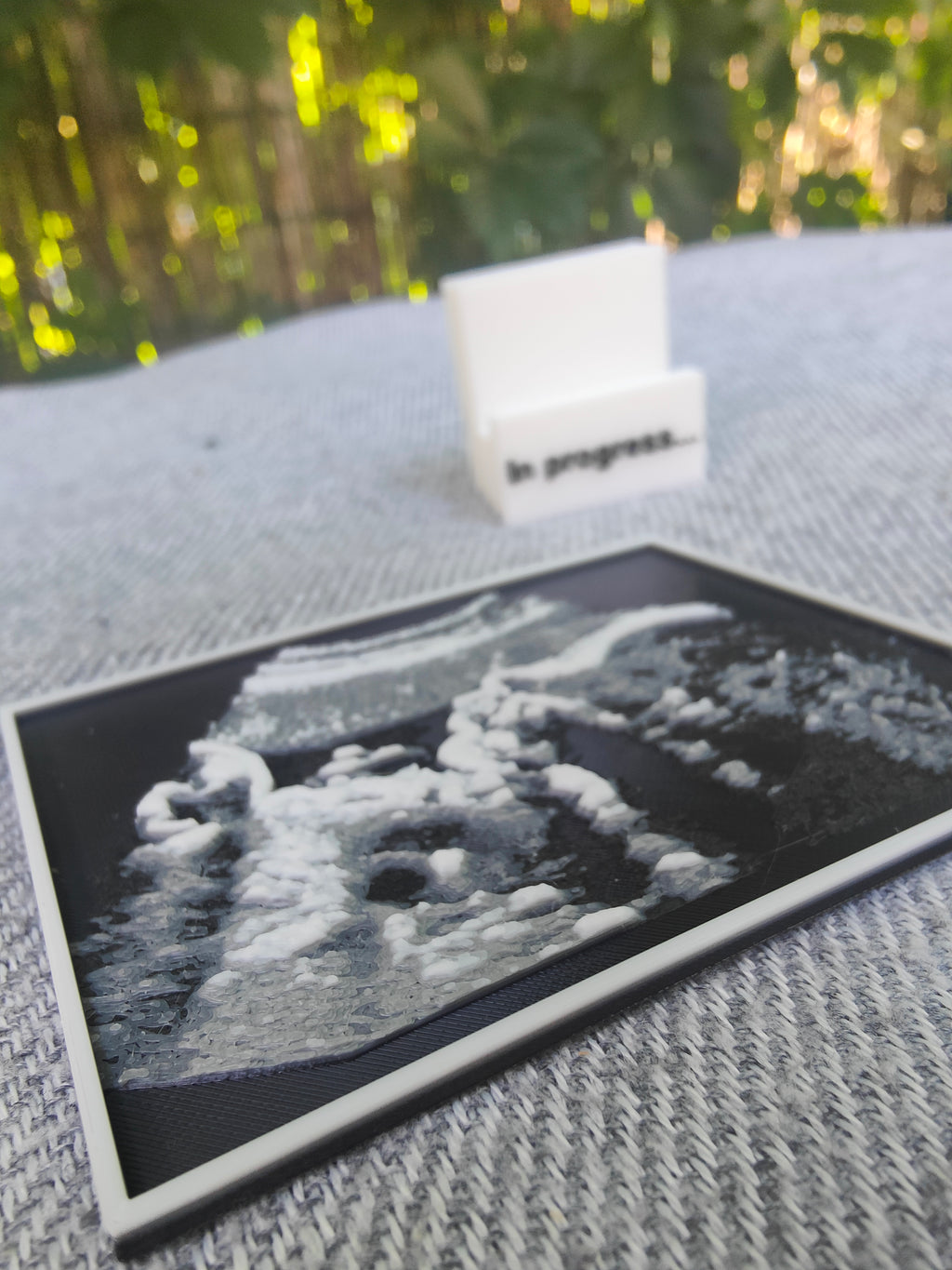Échographie 3D personnalisée avec support – Annonce grossesse & souvenir bébé